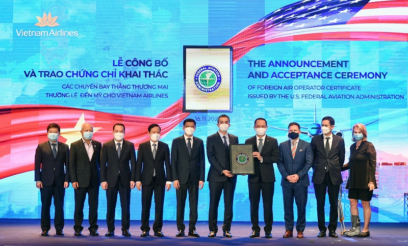 Vietnam Airlines obtient une licence pour voler directement vers les États-Unis